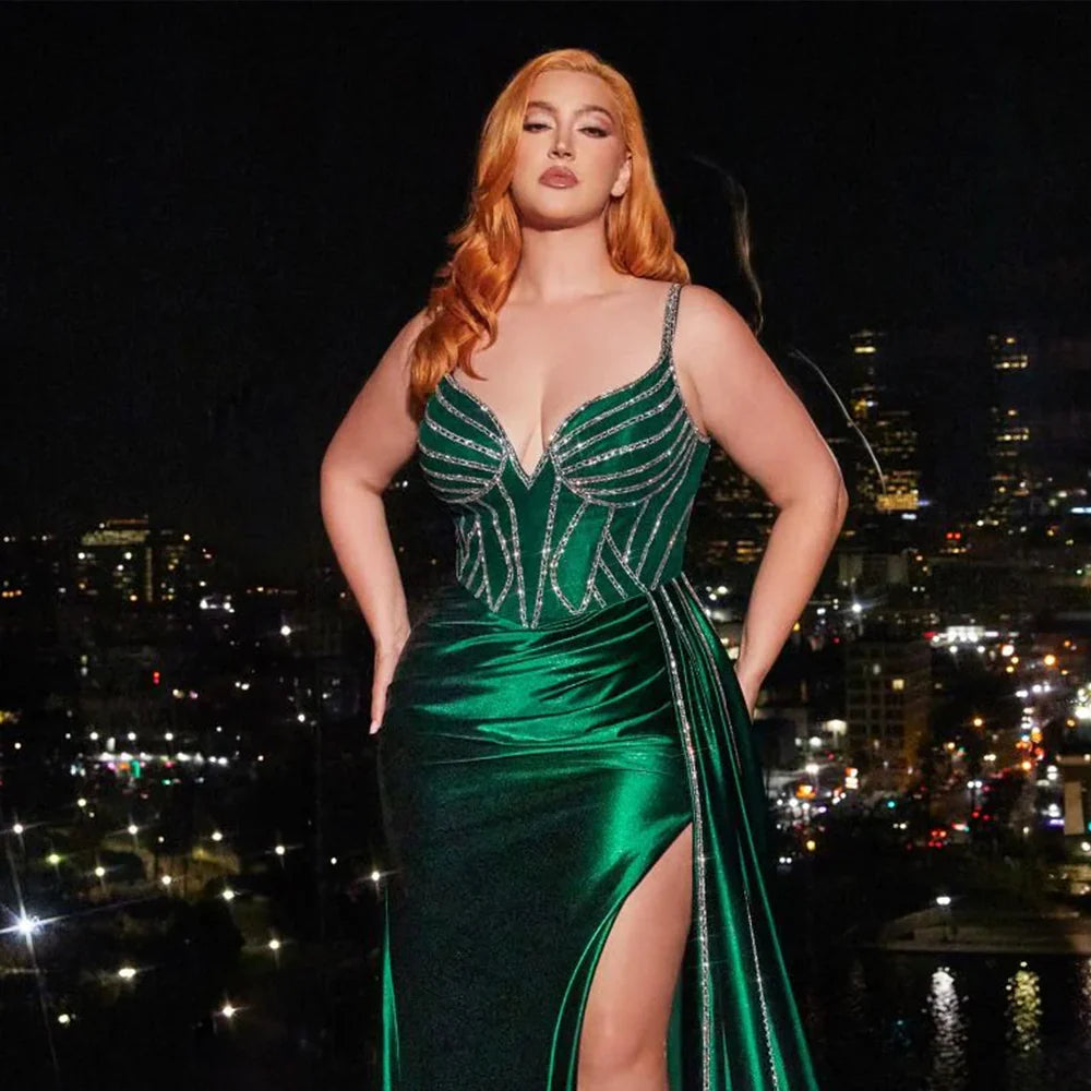 Long Off Shoulder Corset Formal Dress Burgundy (Green)