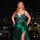 Long Off Shoulder Corset Formal Dress Burgundy (Green)
