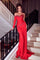 Prom Dresses Long Formal Fitted Evening Prom Dress Red