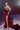 Prom Dresses Long Fitted Beaded Velvet Prom Gown Deep Red