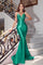 Prom Dresses Long Fitted Mermaid Prom Gown Emerald