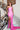 Prom Dresses Long Fitted Beaded High Slit Prom Gown Pink