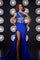 Prom Dresses Beaded Long One Shoulder Mermaid Prom Gown Cobalt