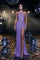 Prom Dresses Long Fitted Halter Prom Gown Purple