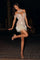 Cocktail Dresses Homecoming Short Off Shoulder Feather Dress Silver Nude