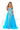 Prom Dresses Long Off Shoulder Overskirt Prom Gown Blue