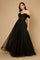 Long Off Shoulder Corset Formal Dress
