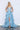 Prom Dresses Raffled Lace Long Prom High Slit Gown Light Blue