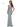 Formal Dresses Fit and Flare Side Ruffle Sash Long Formal Dress Seaglass