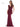 Formal Dresses Fit and Flare Side Ruffle Sash Long Formal Dress Wine