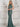 Formal Dresses Mettalic Stone Long Fitted Formal Dress Deep Green