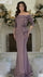 Formal Dresses Formal Fitted Long Ruffle Evening Dress Victorian Lilac