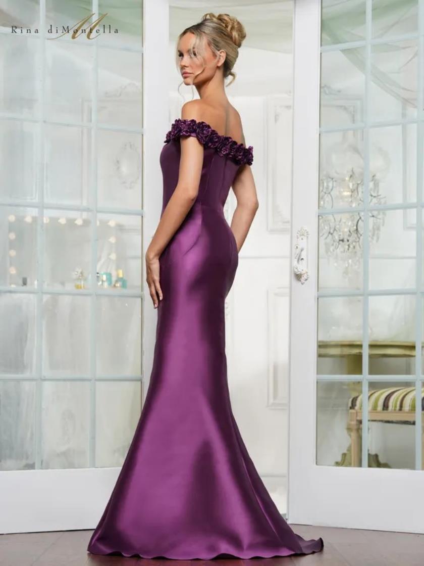 Plus Size Dresses Formal Long Fitted Plus Size Dress Grape