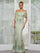 Plus Size Dresses Long Formal Plus Size EveningDress Green