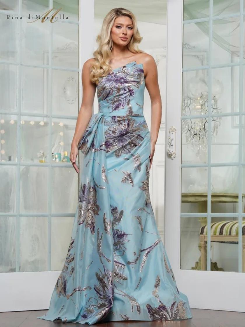 Plus Size Dresses Long Formal Print Plus Size Dress Tiffany Multi