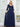 Plus Size Dresses Long Beaded Formal Plus Size Dress Navy