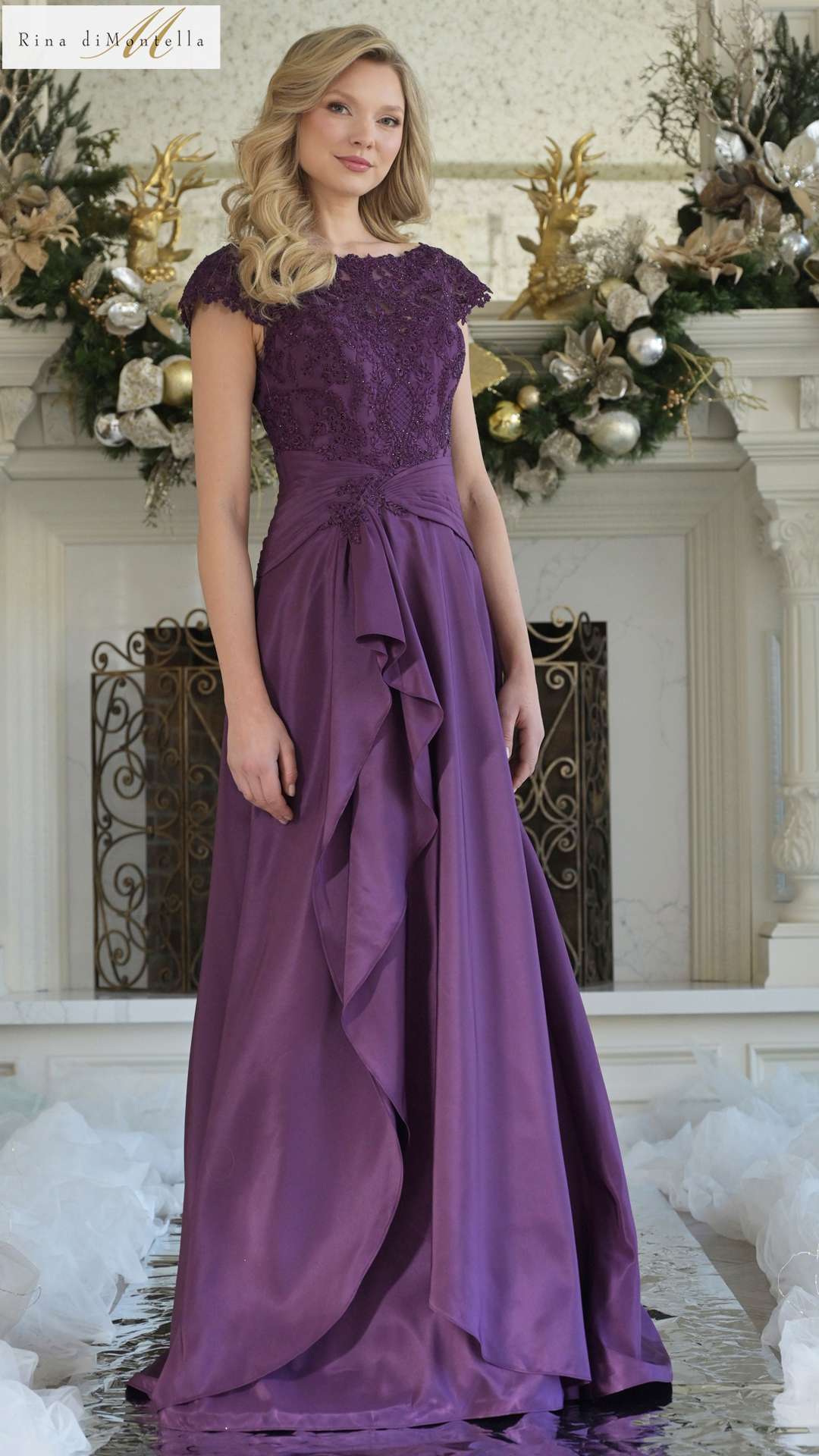 Mother of the Bride Dresses Long Formal A Line Mother of the Bride Dress Light Aubergin