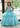 Flower Girl Dresses Long Ruffle Flower Girl Dress Aqua Light Blue Multi