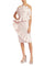 Cocktail Dresses Homecoming Pleated Cocktail Dress Blush