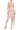Cocktail Dresses High Low Fitted Feather Cocktail Dress Blush