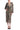 Cocktail Dresses Long Sleeve Metallic Cocktail Midi Dress Pewter
