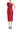 Cocktail Dresses Short Fitted Midi Cocktail Dress Red