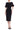 Cocktail Dresses Midi Fitted Short Cocktail Dress Black Gold