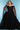Wedding Dresses Fitted Long Sequin Floral Pattern Wedding Dress Black