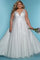 Wedding Dresses A Line Lace Long Glitter Wedding Gown Ivory