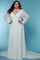 Wedding Dresses A Line Long Pleated Wedding Dress Ivory