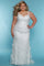 Wedding Dresses Fitted Long Beaded Lace Sequin Wedding Dress Ivory