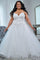 Wedding Dresses Long Ball Gown Sequin Wedding Dress Ivory/Silver