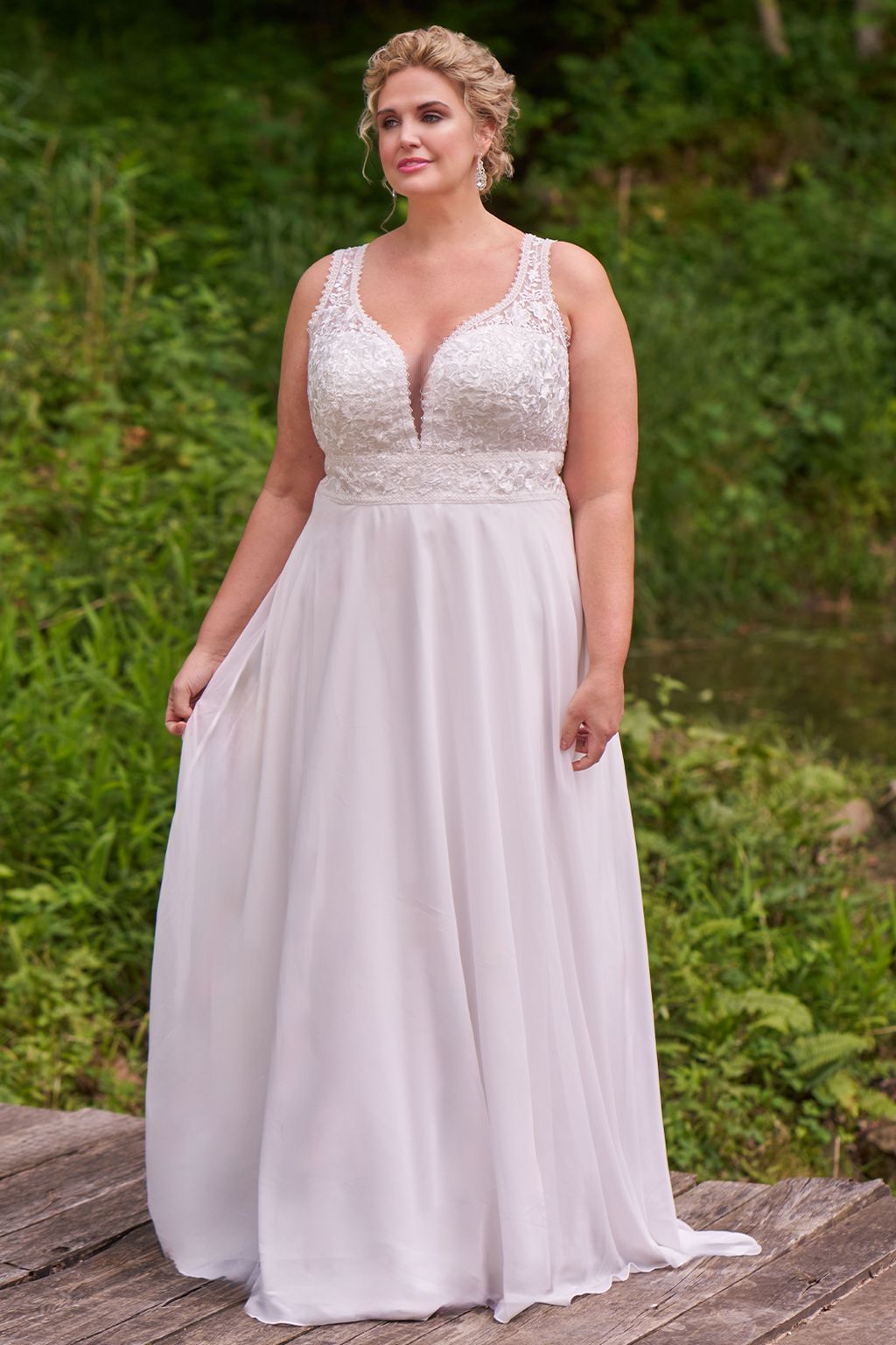 Wedding Dresses Bridal Gown Long Floral Wedding Dress Ivory