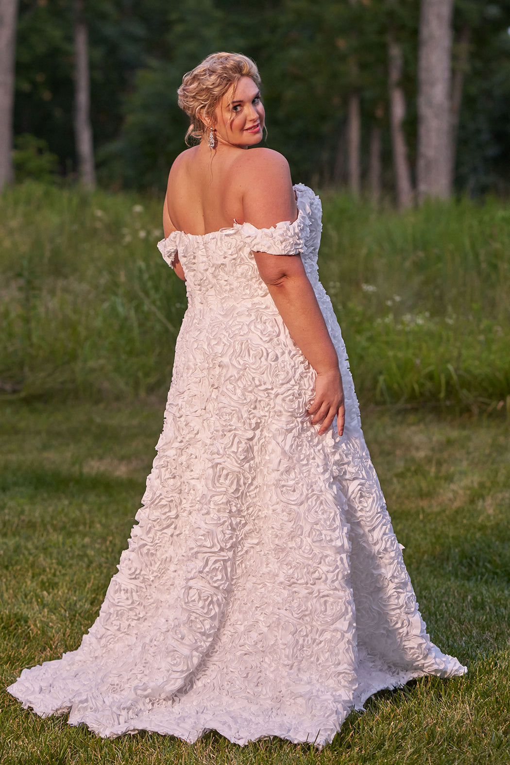 Plus Size Dresses A Line Long Formal Prom Plus Size Dress Ivory