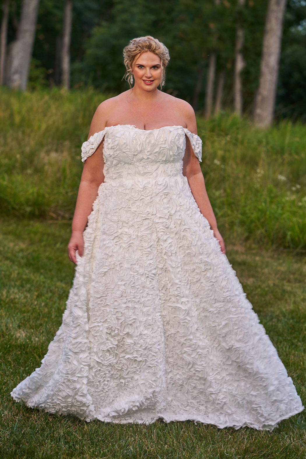 Plus Size Dresses A Line Long Formal Prom Plus Size Dress Ivory