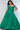 Long Off Shoulder Plus Size Prom Dress Emerald