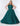Plus Size Long Halter Prom Dress Evergreen
