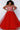 Long Plus Size Ball Gown Glitter Prom Dress Red
