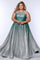 Plus Size Dresses Long Prom Ombre A Line Formal Plus Size Dress Pistachio