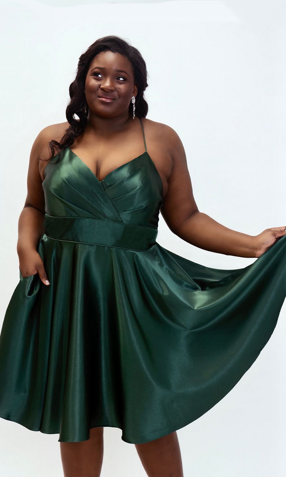Plus Size Dresses Short Homecoming Plus size Dress Burgundy