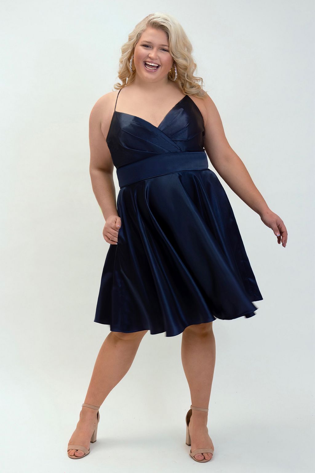 Plus Size Dresses Short Homecoming Plus size Dress Burgundy