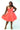 Plus Size Dresses Short Plus Size Satin Homecoming Dress Hot Coral