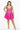 Plus Size Dresses Homecoming Short Glitter Plus Size Dress Magenta