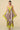 Cocktail Dresses Spaghetti Strap Scarf Boarder Print Dress Neon Green