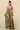 Formal Dresses Long Halter Tropical Print Slit Dress Orange/Green