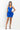 Cocktail Dresses Short Spaghetti Strap Side Ruffle Fitted Dress Royal