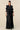 Formal Dresses Long 3/4 Sleeve Slit Maxi Dress Black