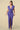 Formal Dresses Long V Neck Waist Twisted Dress Purple