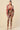Pant Suit Long Sleeve Printed Blazer Pant Set Burgundy Leopard