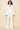 Pant Suit Plus Size Button Detail Jacket Pant Set Off White